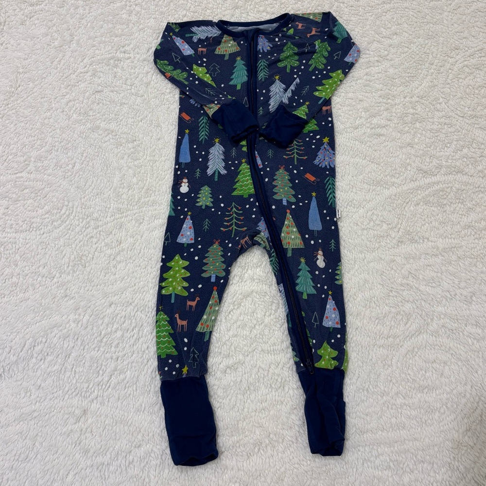Little Sleepies Christmas Tree Pajamas | 12-18 Months